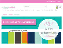 Tablet Screenshot of lafourmicreative.fr